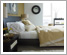 corner-leg platform headboard + bed frame and shadow leaf organic duvet cover and shams
