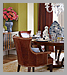 Royce dining table, Ava Chair & Mason credenza