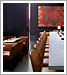 Abbott corner chairs and Maxwell bar stools