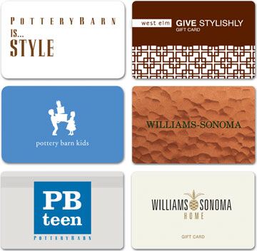 gift cards - williams sonoma, inc. home